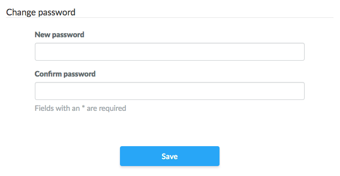 Updating your account password is easy